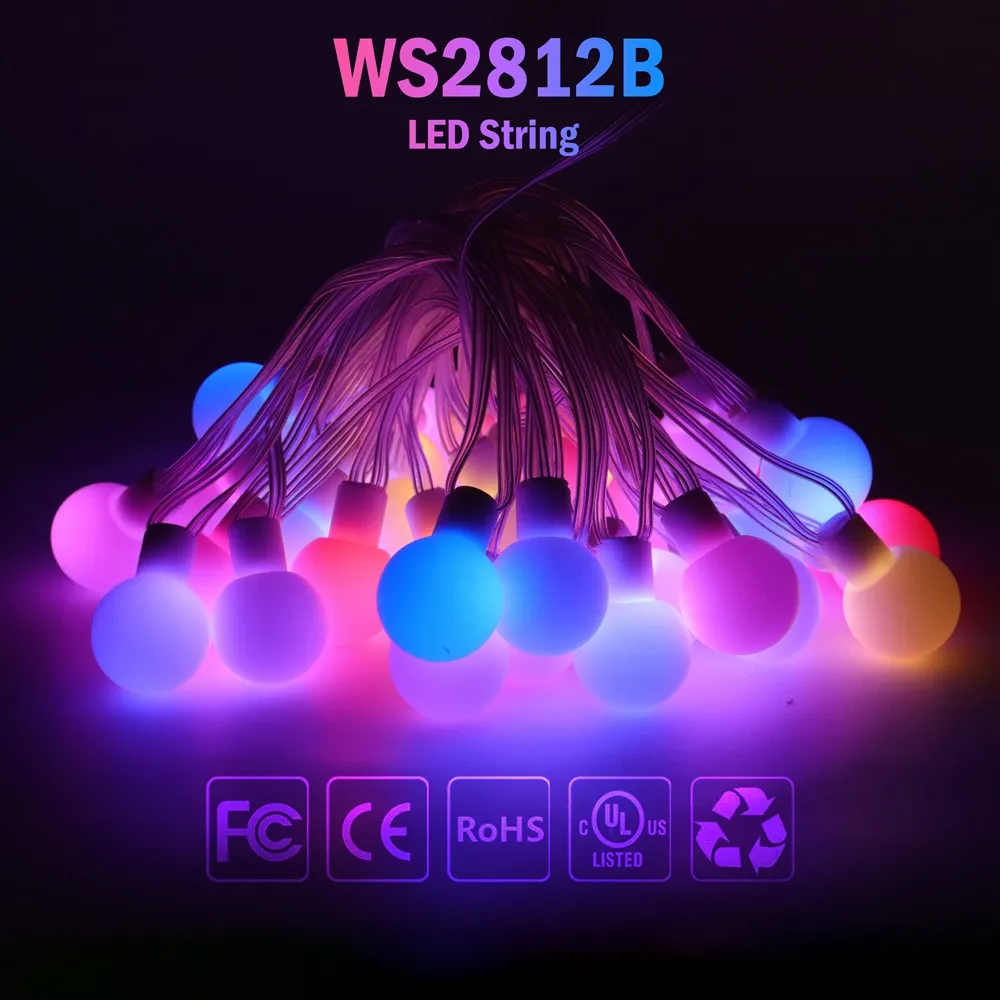 Dream Color LED Round Ball String Lights