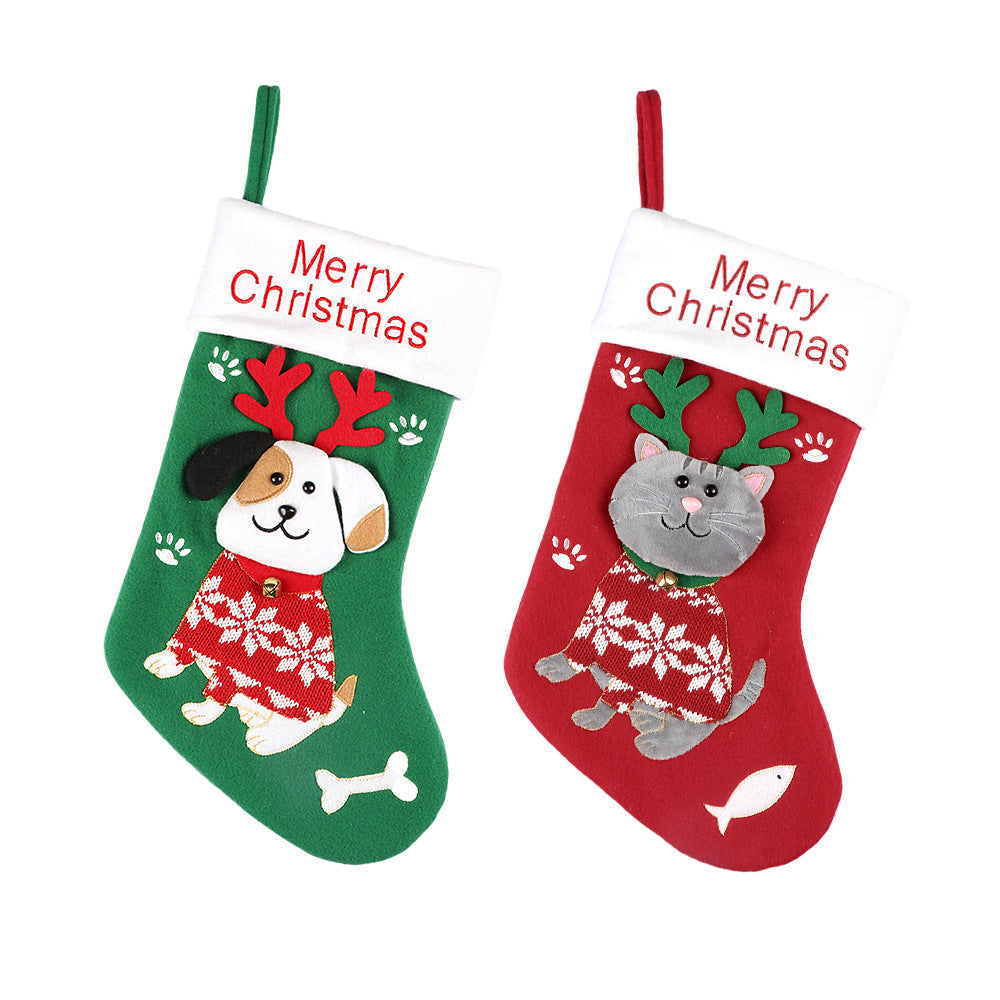 Cute Cat And Dog Christmas Socks - product image 5