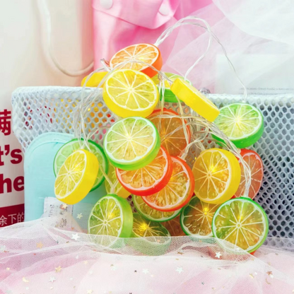 Lemon Slice Shaped String LED Lights (USB)