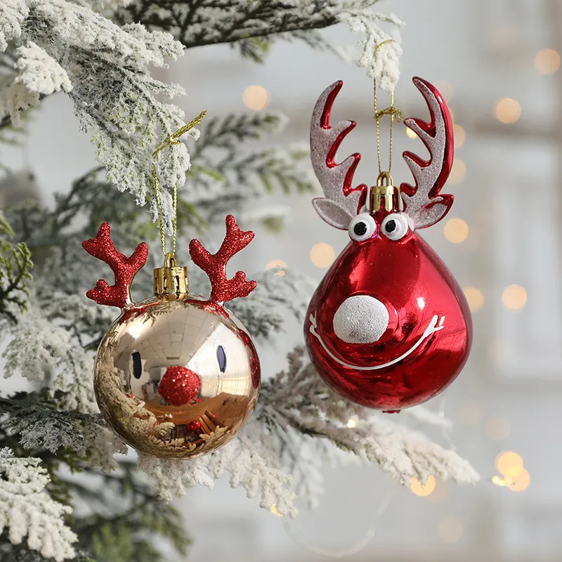 2pcs Elk Christmas Balls Ornaments - product image 2