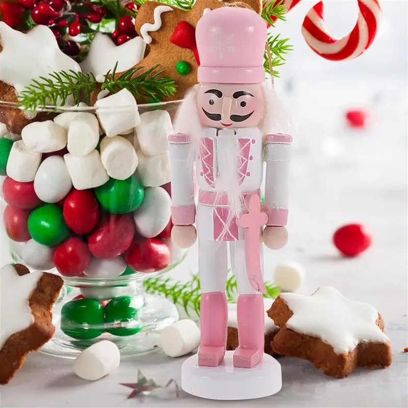 5Pcs Christmas Decorations Desktop Nutcracker Xmas Table Ornament - product image 6