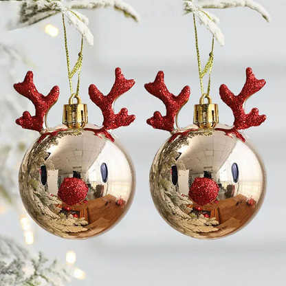 2pcs Elk Christmas Balls Ornaments - product image 6