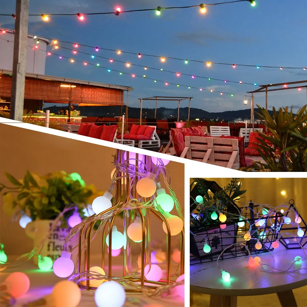 Dream Color LED Round Ball String Lights