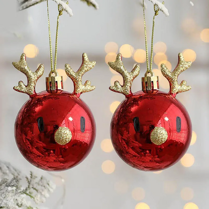2pcs Elk Christmas Balls Ornaments - product image 3