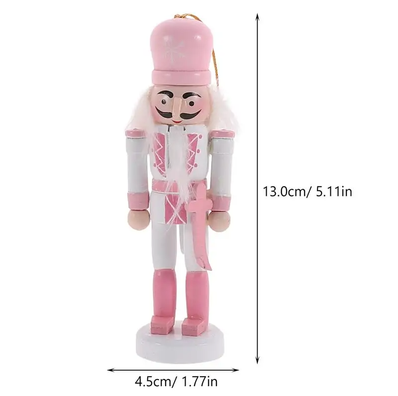 5Pcs Christmas Decorations Desktop Nutcracker Xmas Table Ornament - product image 3