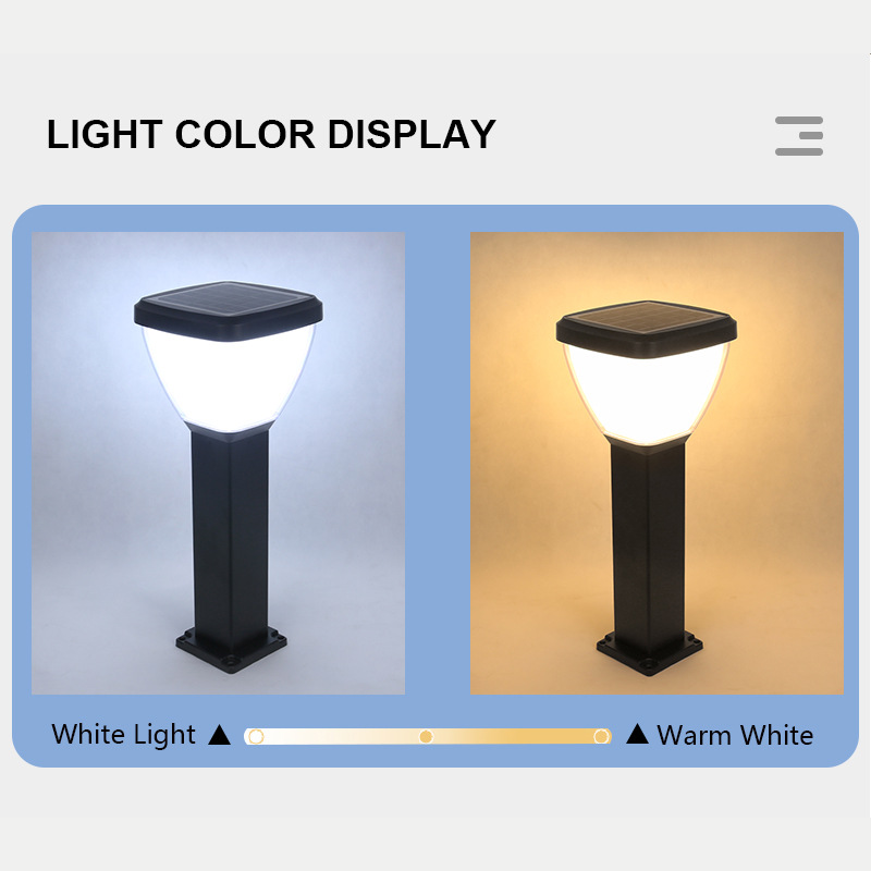 Waterproof Outdoor Solar LED Pillar Light - product image 9