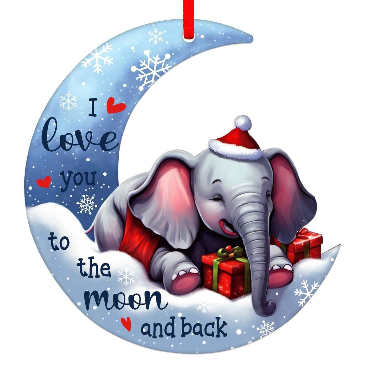 New Elephant Series Christmas Ornaments