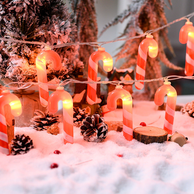 Candy Cane Christmas Decorative String Lights