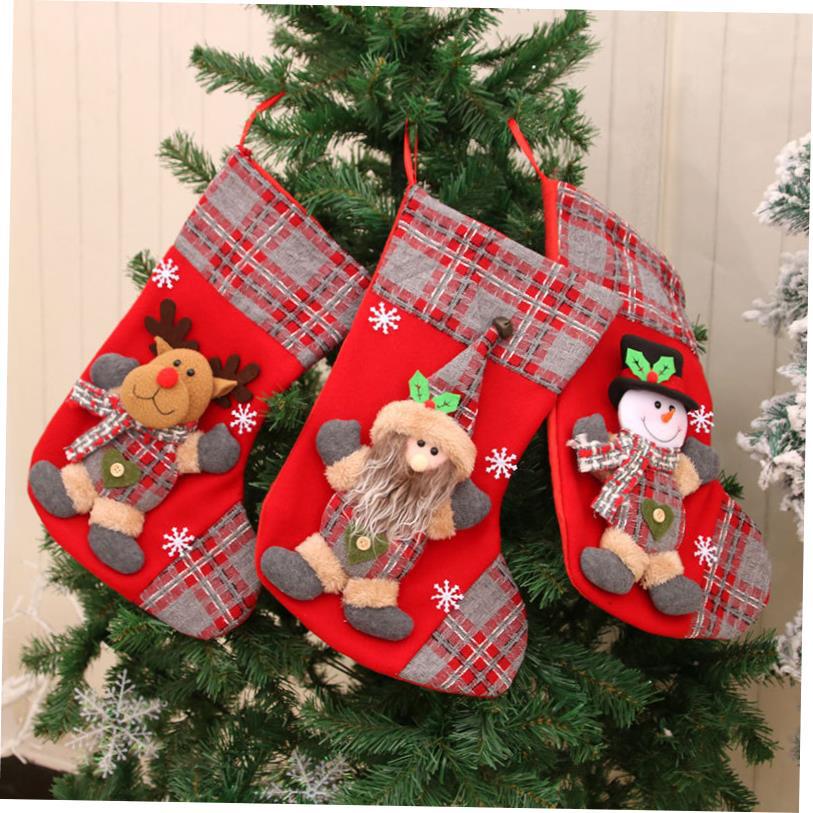 Large Christmas Socks Gift Bag