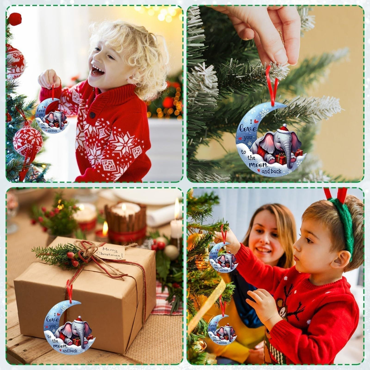New Elephant Series Christmas Ornaments - product image 6