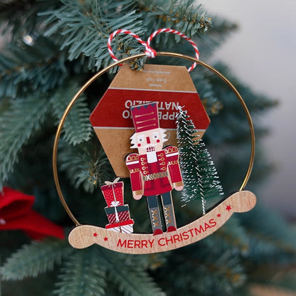 Wooden Crafts Christmas Decoration Pendant