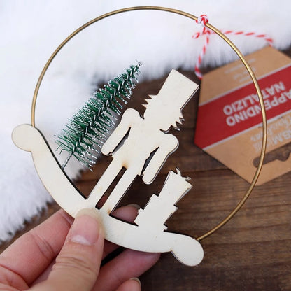 Wooden Crafts Christmas Decoration Pendant - product image 5